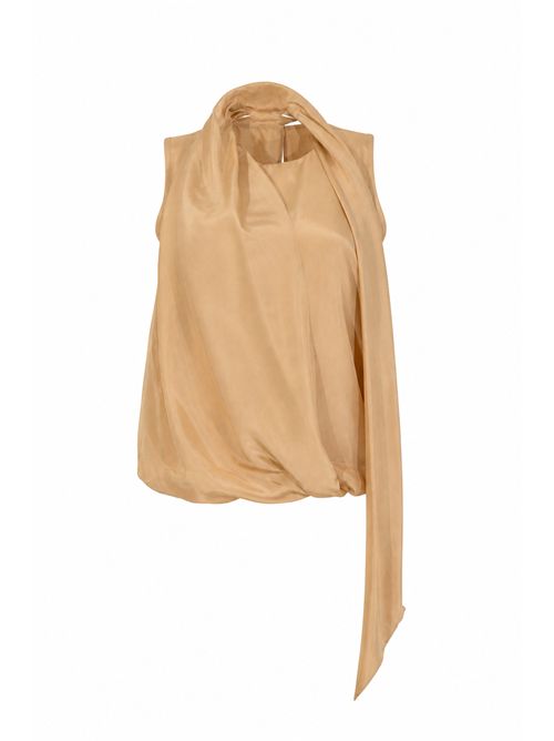 Top in seta con sciarpa ALBERTA FERRETTI | M0807 01160081